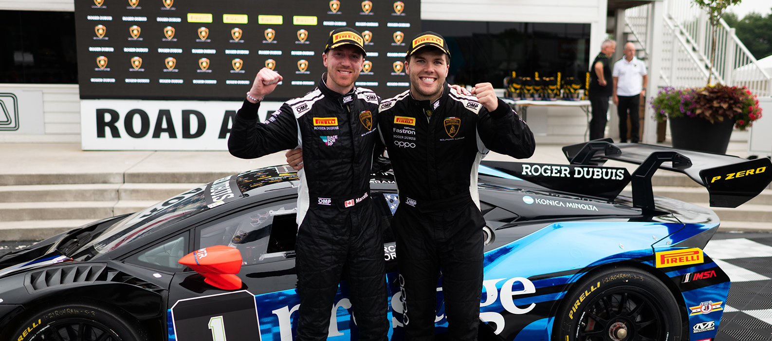 Marcelli and Formal win the 100th Lamborghini Super Trofeo North