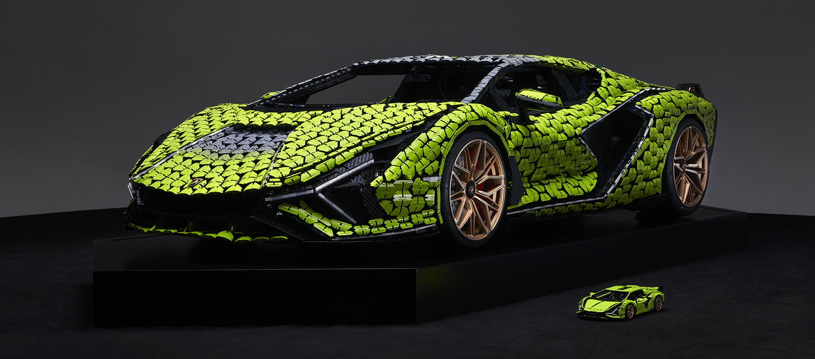 LEGO®: the Lamborghini Sián FKP 37 in its natural size is arriving