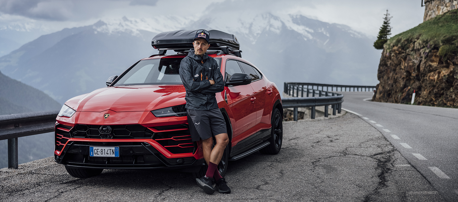 Lamborghini Urus And ron Durogati During The The Redbull X Alps