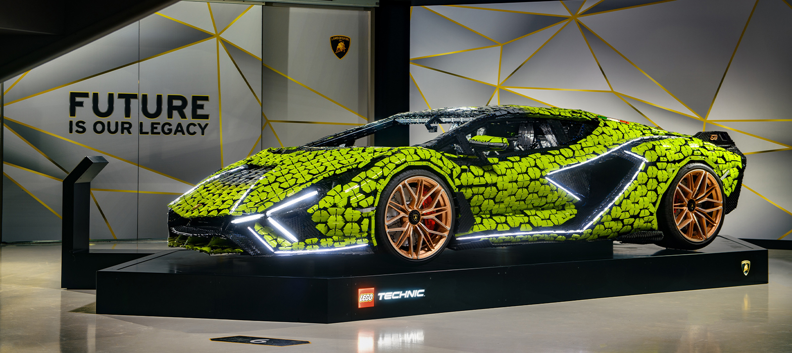 LEGO x Lamborghini Sian Scale Model Details
