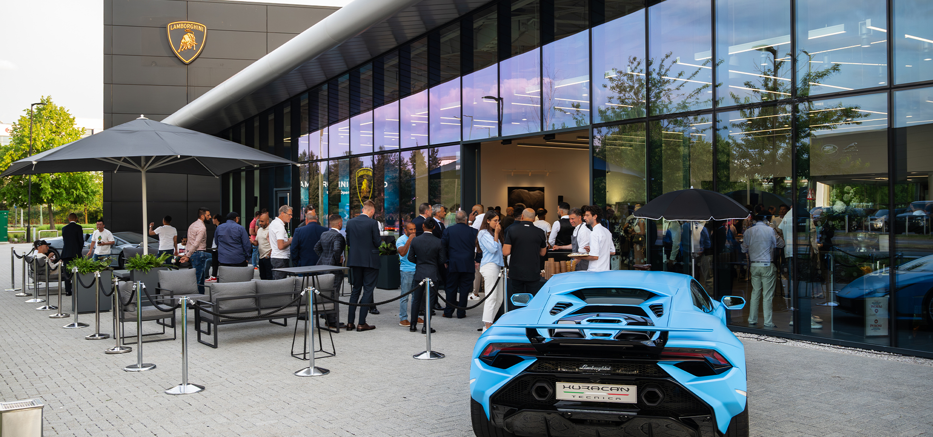 The eleventh Lamborghini dealership opens in the UK