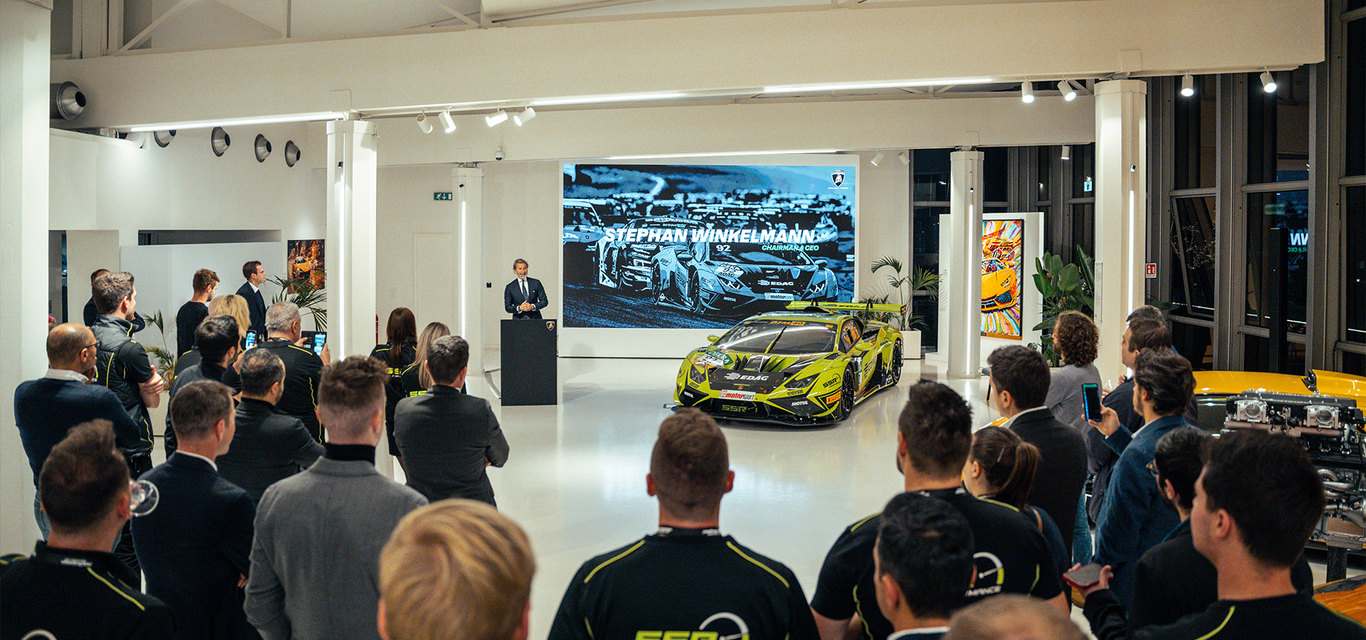 Mirko Bortolotti awarded at the Lamborghini Museum