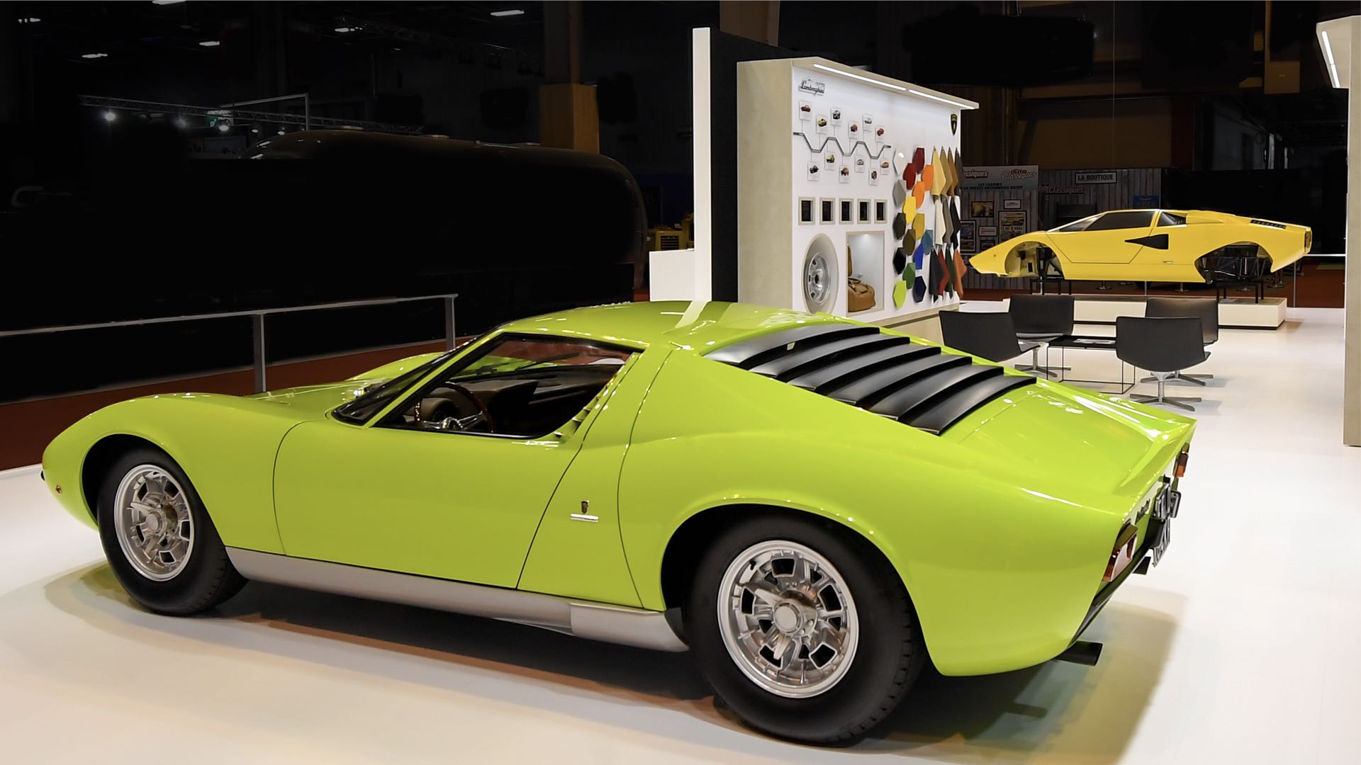 Lamborghini Polo Storico at Salon Rètromobile Paris